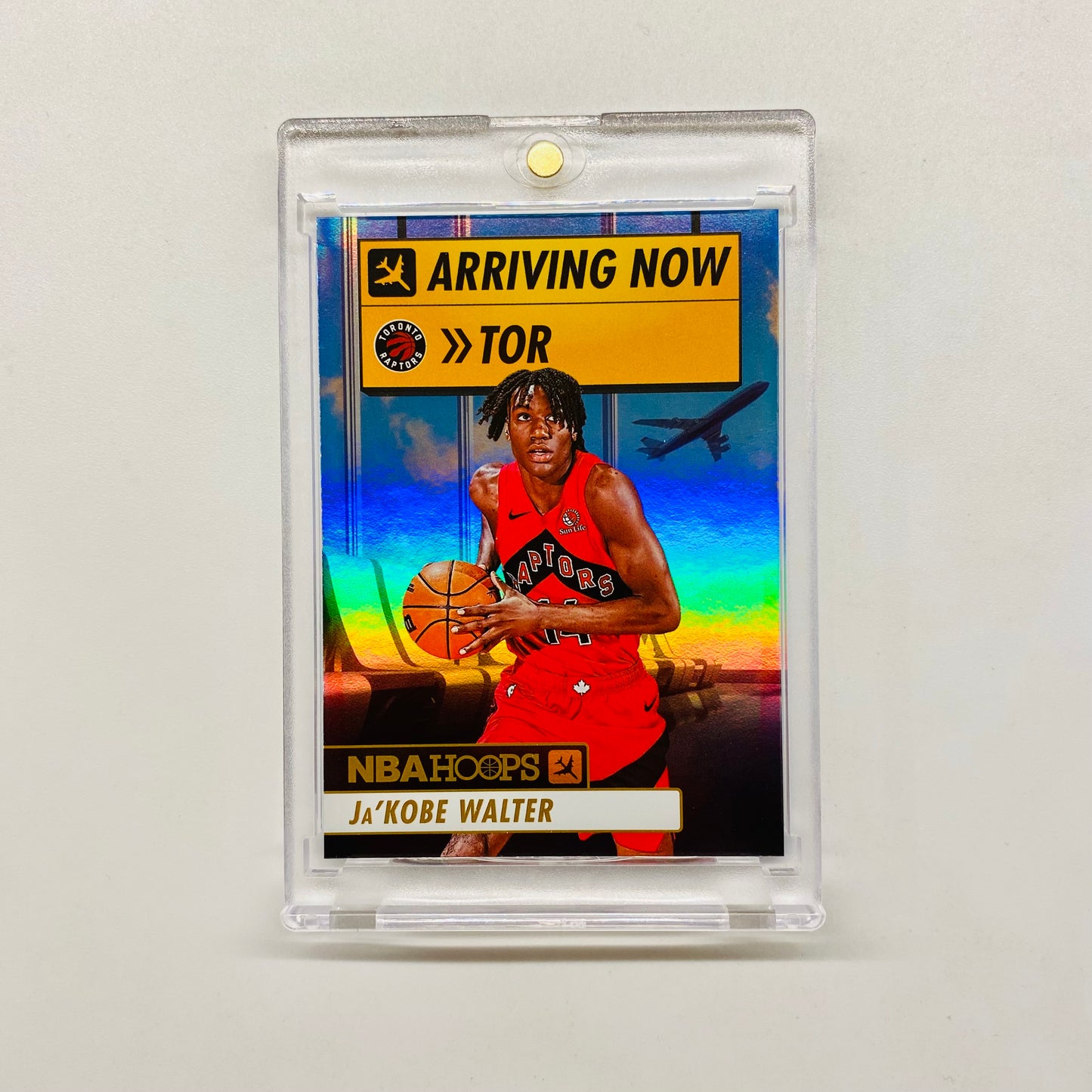 2024-25 Hoops Ja'Kobe Walter Arriving Now Holo Rookie
