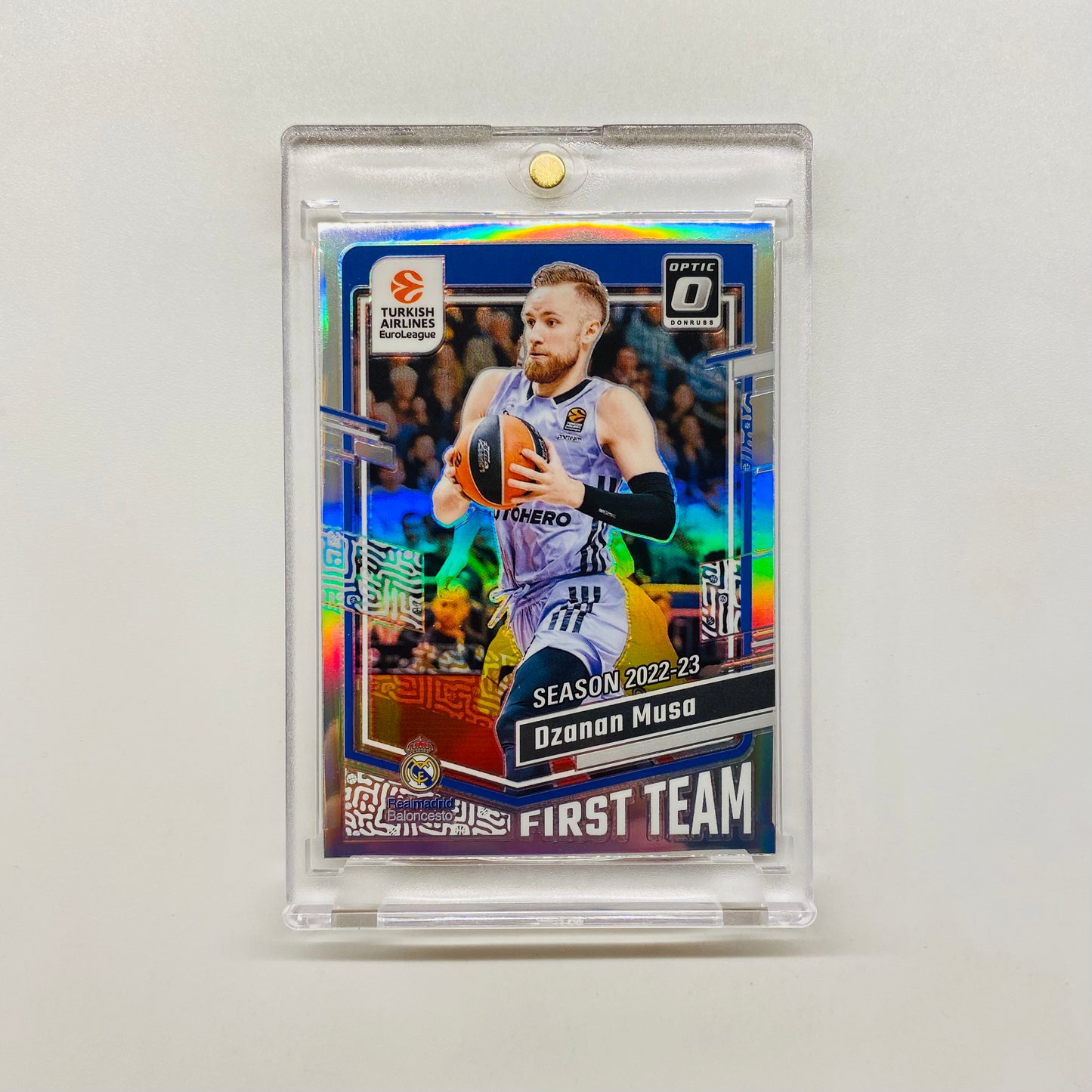 2023-24 Donruss Optic Euroleague Dzanan Musa First Team Silver