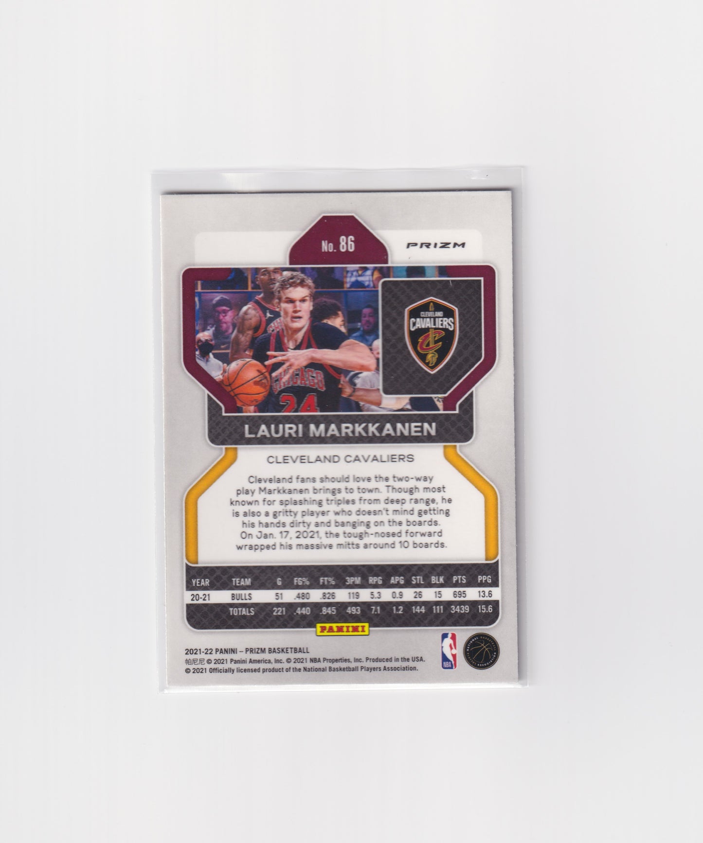 2021-22 Prizm Lauri Markkanen Pulsar