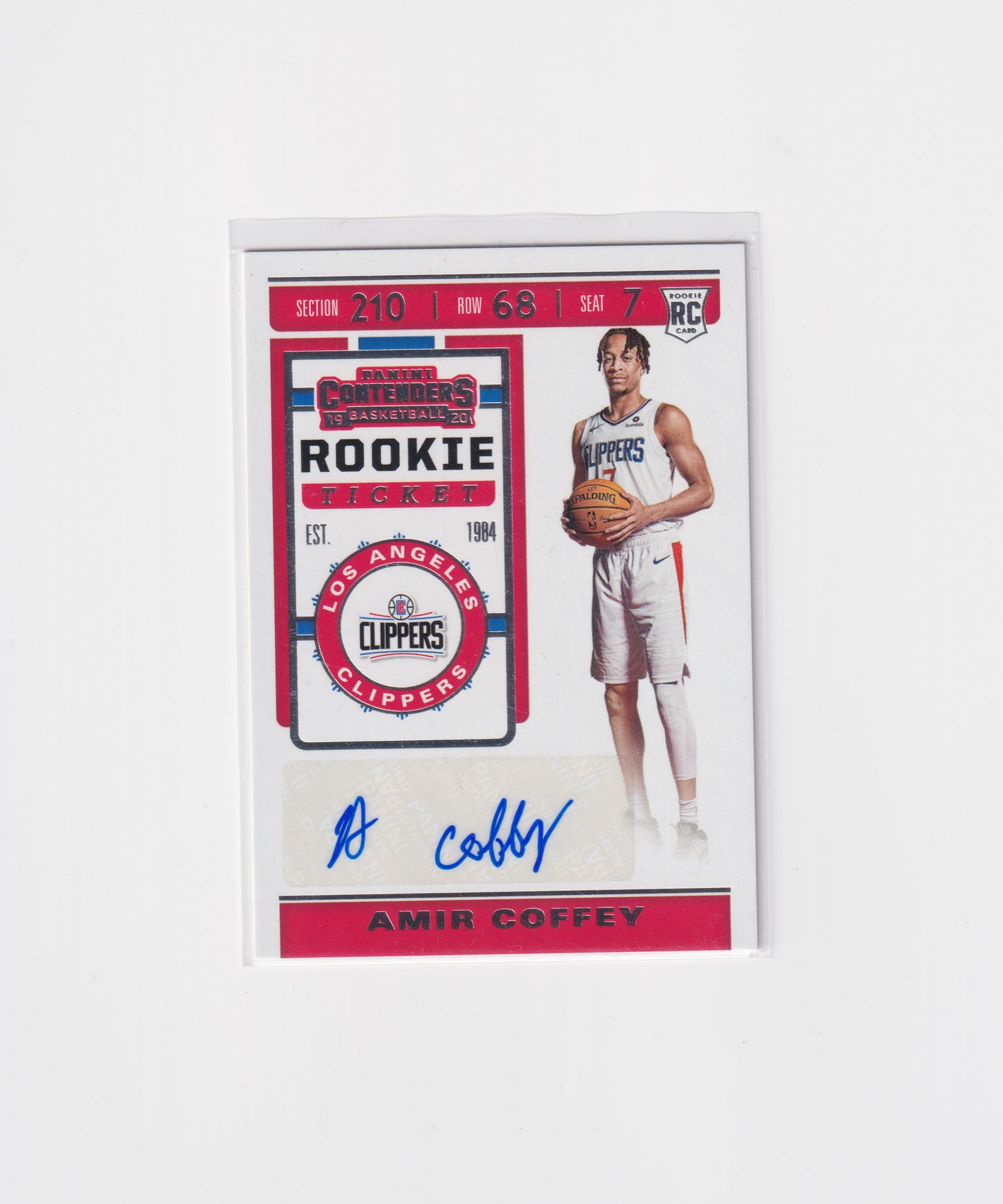 2019-20 Contenders Amir Coffey Rookie Autograph