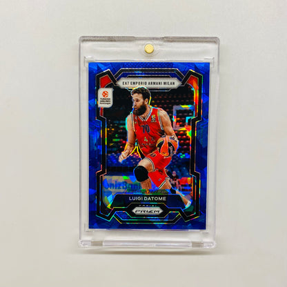 2023-24 Prizm Euroleague Luigi Datome Blue Cracked Ice 18/125