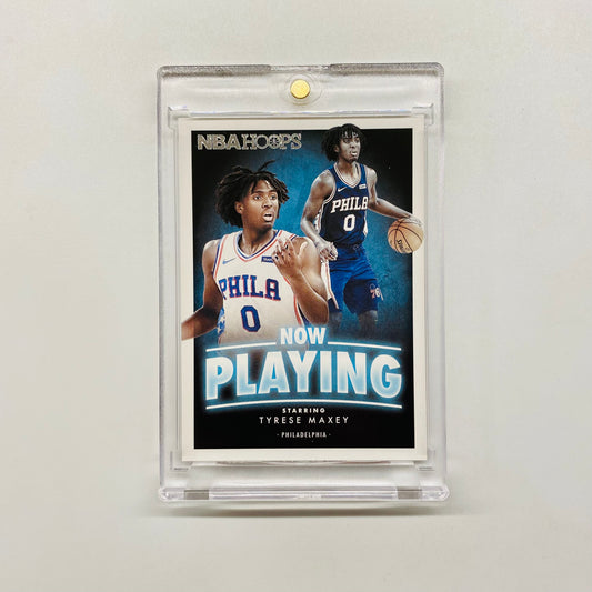 2020-21 Hoops Tyrese Maxey Now Playing Rookie