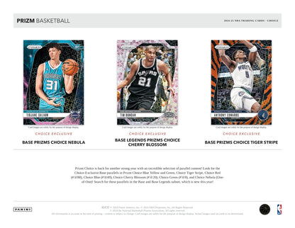 2024-25 Prizm Basketball Choice Box Pre Order