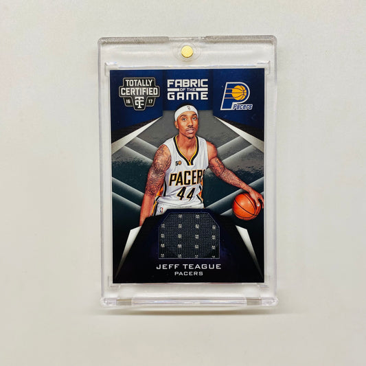 2016-17 Totally Certified Jeff Teague Game Worn Jersey