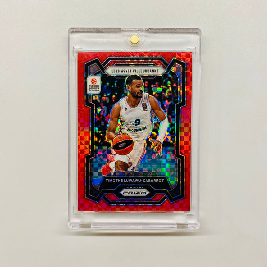 2023-24 Prizm Euroleague Timothe Luwawu-Cabarrot Red Checkerboard 40/75