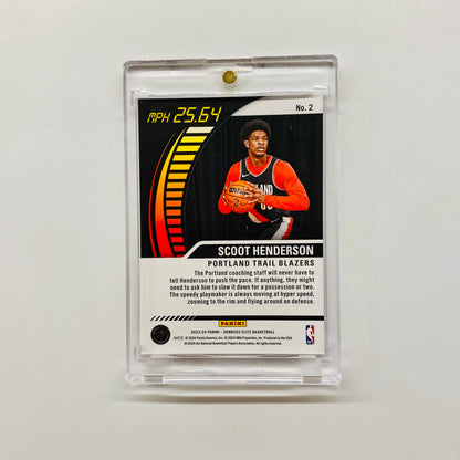 2023-24 Elite Scoot Henderson Full Throttle Rookie