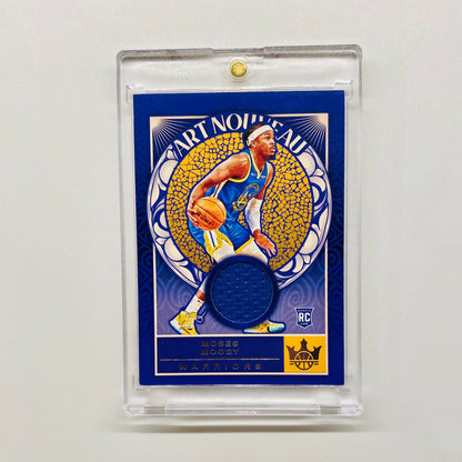 2021-22 Court Kings Moses Moody Art Nouveau Rookie Jersey