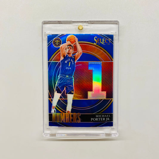 2021-22 Select Michael Porter Jr Numbers Retail Silver