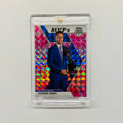 2019-20 Mosaic Stephen Curry MVPs Pink Camo