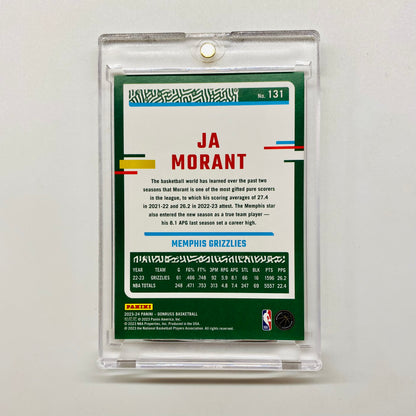 2023-24 Donruss Ja Morant Red Gold Lazer