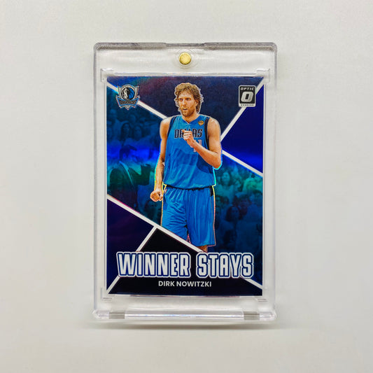 2022-23 Optic Dirk Nowitzki Purple Winner Stays