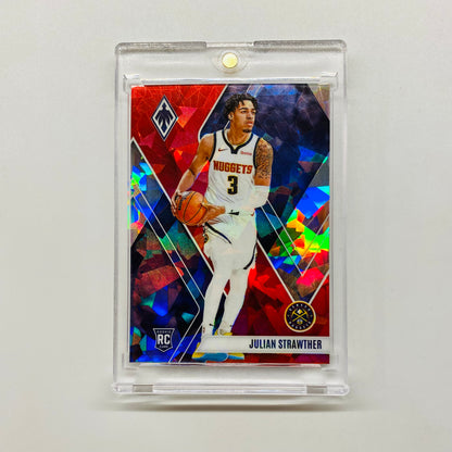 2023-24 Phoenix Julian Strawther Red Cracked Ice Rookie