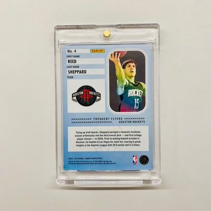 2024-25 Hoops Reed Sheppard Frequent Flyers Rookie