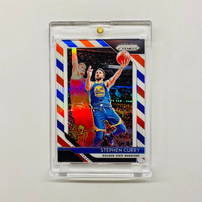 2018-19 Prizm Stephen Curry Red White Blue