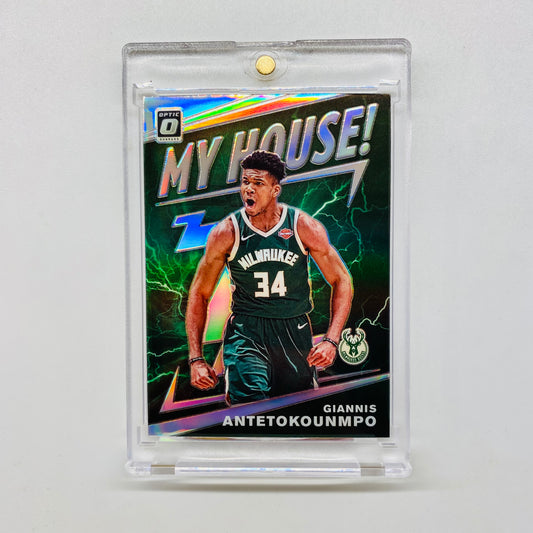 2019-20 Optic Giannis Antetokounmpo My House! Silver