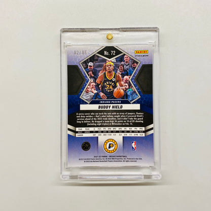 2021-22 Mosaic Buddy Hield Blue Fast Break 82/85