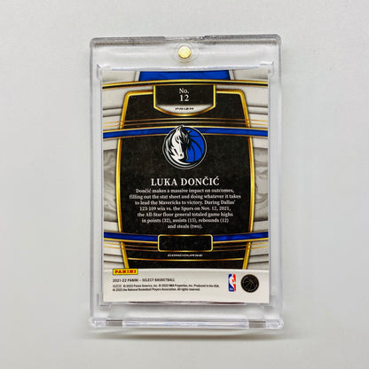 2021-22 Select Luka Doncic Concourse Blue Shimmer