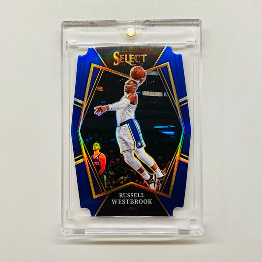 2021-22 Select Russell Westbrook Blue Premier Die Cut 187/249