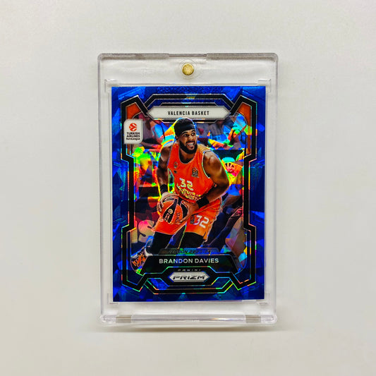 2023-24 Prizm Euroleague Brandon Davies Blue Cracked Ice 118/125