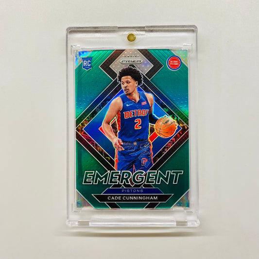 2021-22 Prizm Cade Cunningham Emergent Green Rookie