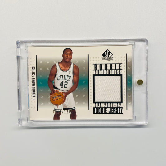 2001-02 UD SP Authentic Kedrick Brown Rookie Jersey 513/1275