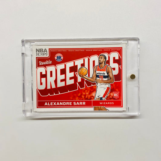 2024-25 Hoops Alexandre Sarr Rookie Greetings