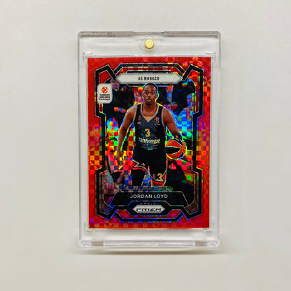 2023-24 Prizm Euroleague Jordan Loyd Red Checkerboard 70/75
