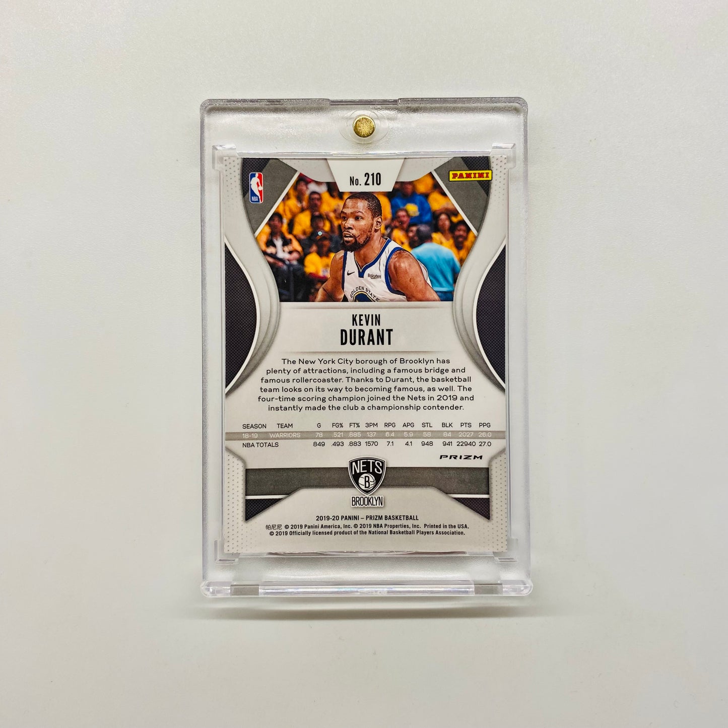 2019-20 Prizm Kevin Durant Red White Blue