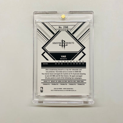 2024-25 Hoops Yao Ming Tribute