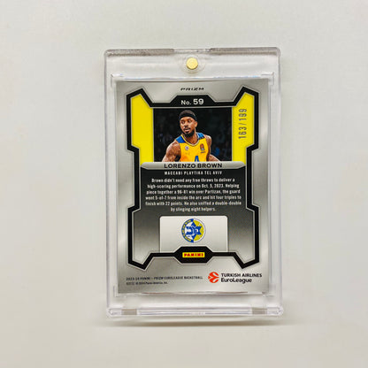 2023-24 Prizm Euroleague Lorenzo Brown 163/199