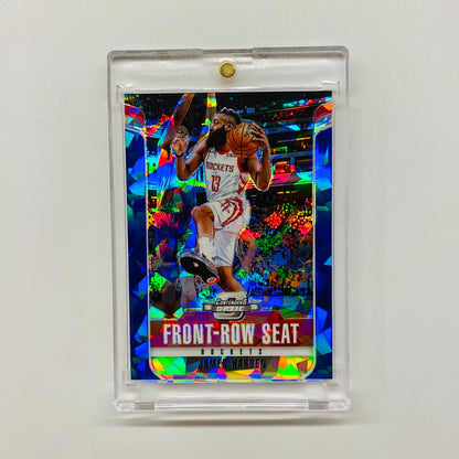 2018-19 Contenders Optic James Harden Front-Row Seat Blue Cracked Ice
