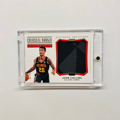 2017-18 National Treasures John Collins Colossal Rookie Jersey 05/99
