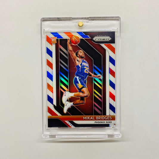 2018-19 Prizm Mikal Bridges Red White Blue Rookie