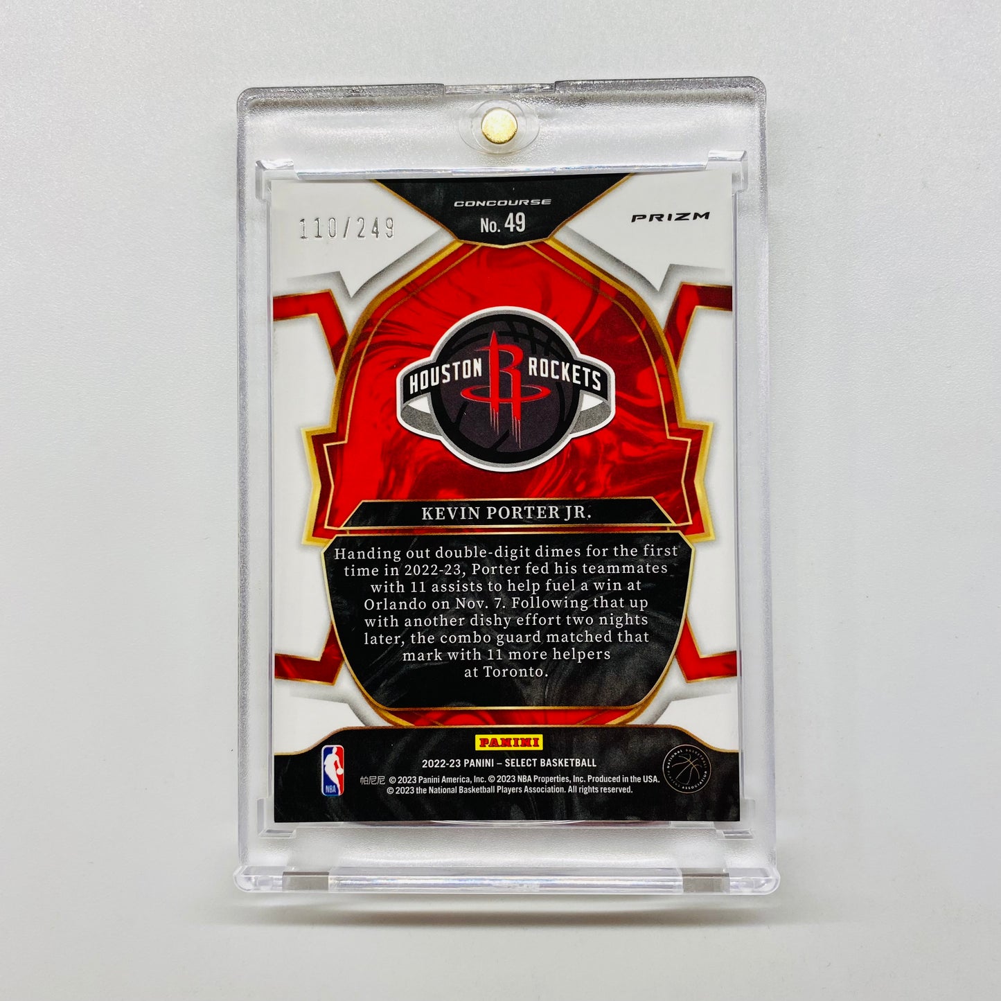 2022-23 Select Kevin Porter Jr. Blue Scope 110/249