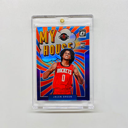 2021-22 Optic Jalen Green Purple My House Rookie