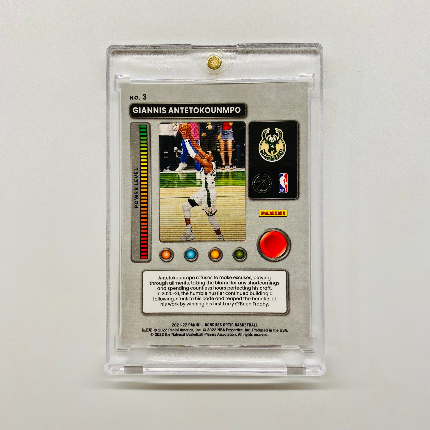2021-22 Optic Giannis Antetokounmpo T-Minus