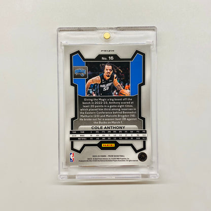 2023-24 Prizm Cole Anthony Pulsar