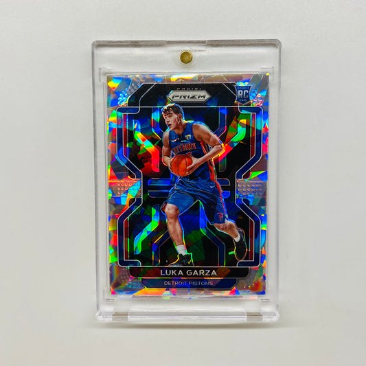 2021-22 Prizm Luka Garza Cracked Ice Rookie