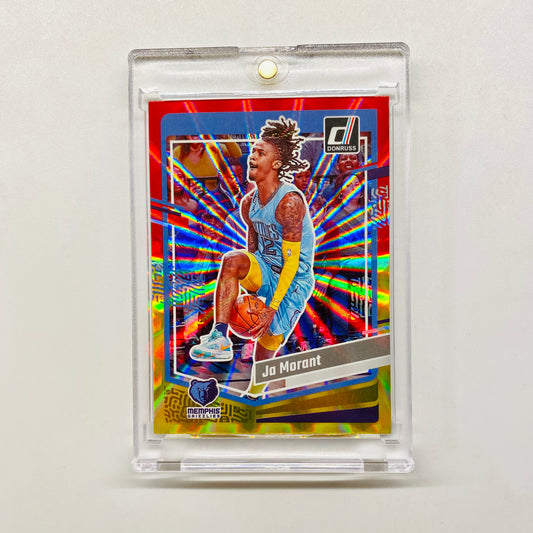 2023-24 Donruss Ja Morant Red Gold Lazer