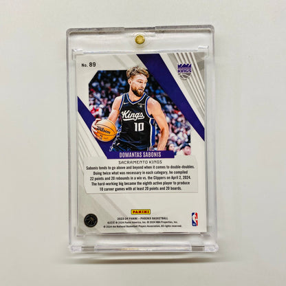 2023-24 Phoenix Domantas Sabonis Teal Lazer