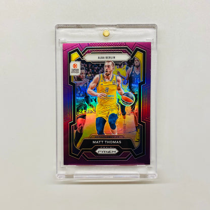 2023-24 Prizm Euroleague Matt Thomas Purple 55/99