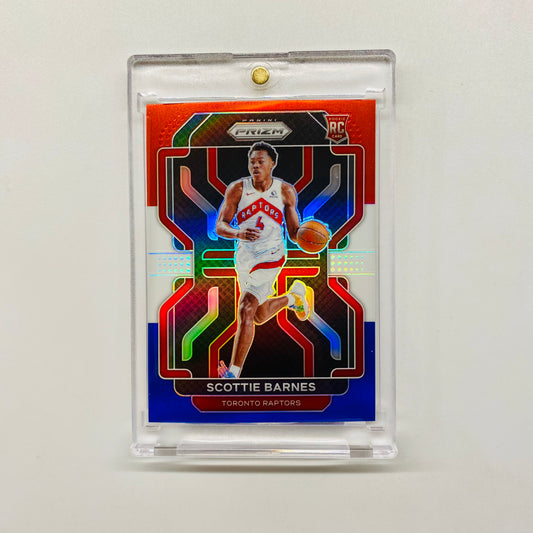 2021-22 Prizm Scottie Barnes Red White Blue Rookie