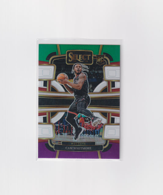 2023-24 Select Cam Whitmore Green White Purple Rookie
