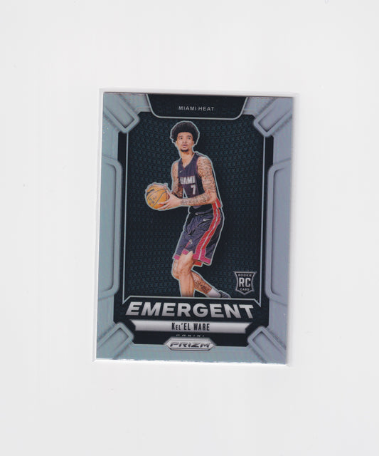 2024-25 Prizm Kel`El Ware Emergent Silver Rookie
