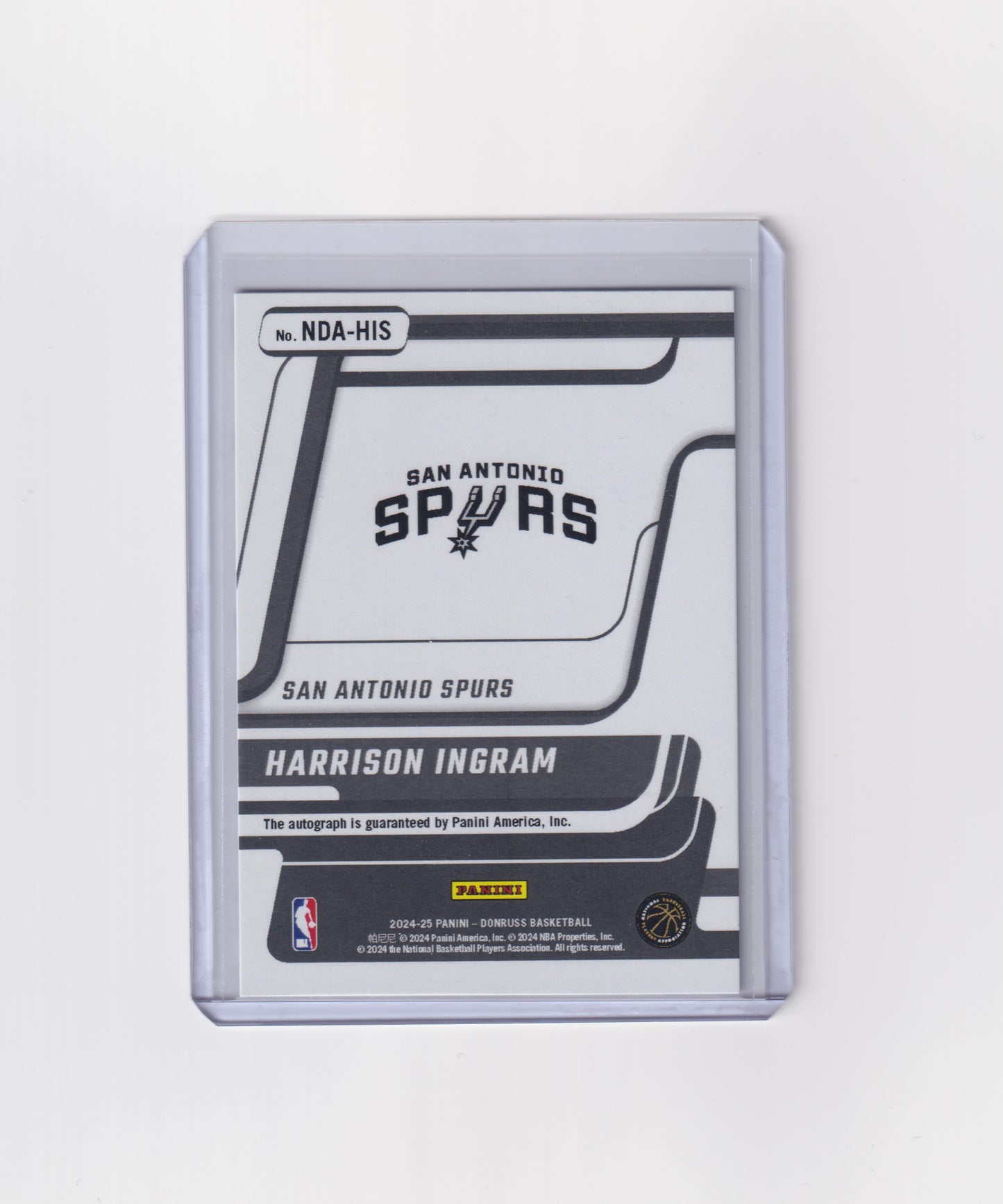 2024-25 Donruss Harrison Ingram Next Day Rookie Autograph