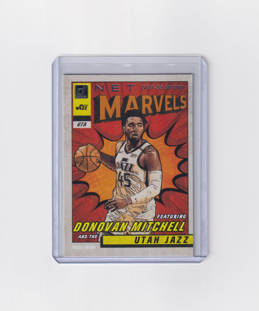 2021-22 Donruss Donovan Mitchell Net Marvels