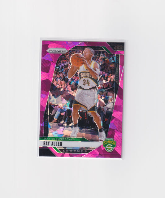 2024-25 Prizm Ray Allen Legends Pink Cracked Ice