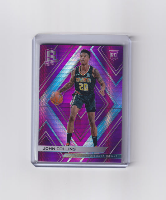 2017-18 Spectra John Collins Pink Hyper Rookie 23/25