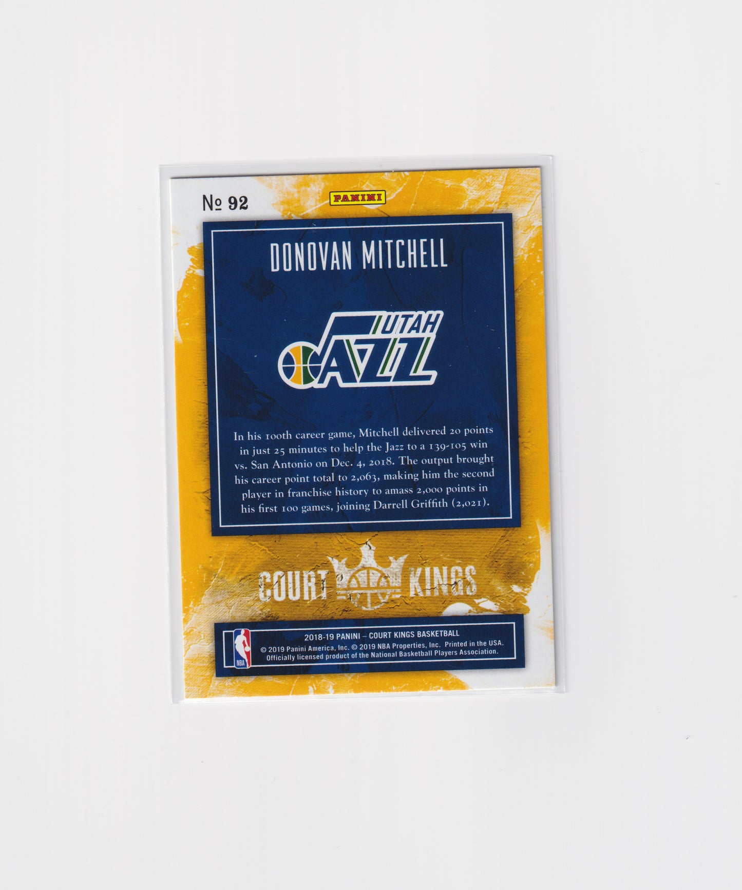 2018-19 Court Kings Donovan Mitchell