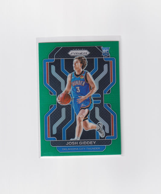 2021-22 Prizm Josh Giddey Green Rookie